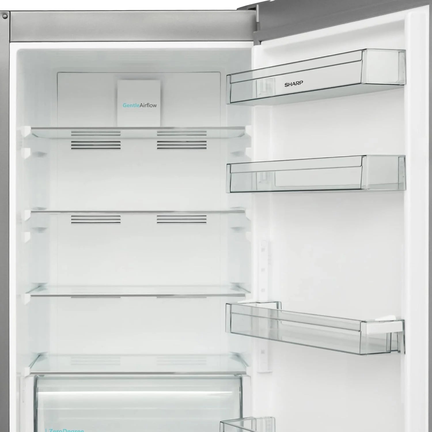 Sharp SJ-BA20DHXIC-EU Kühlschrank Kühl-Gefrierkombination NoFrost Inox Look
