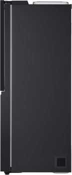 LG GSGV81PYLL Side by Side Kühlschrank, Klasse E, 635 L, Instaview, Kühlschrank mit Gefrierfach, Eis-, Crushed Ice- Wasserspender, Total NoFrost, Smart Inverter Kompressor, Wi-Fi