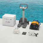 Dolphin E40i Robot limpiafondos automático para Piscinas enterradas de 12m - Limpieza de Fondo, Paredes y línea de flotación - Control por la App