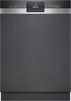 Siemens SN43ES14VE, iQ300 Smarter Geschirrspüler, Unterbau-Spülmaschine mit Besteckschublade, 60 cm, automatische Türöffnung dank autoOpen dry, besonders leise mit iQdrive-Motor, aquaStop, Edelstahl