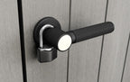 Keter High Store Plus- Cobertizo de jardín Exterior, 1400L, Color Gris, tecnología Duotech Paredes aptas para Pintar, 170.4 x 140 x 73.6 cm