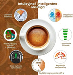 Magician1 Mini Multikapsułkowy Ekspres do kawy 5 w 1, do Nespresso, Dolce Gusto, Lavazza A Modo Mio, Saszetki ESE 44mm i Kawy Mielonej, 20 Barów Włoska Pompa,1450W, Wyświetlacz LED, do Domu i Biura