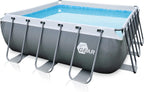 yourGEAR Piscina Familiar XL 3x3m - Piscina de Jardín con Marco de Acero Duradero, 8100L