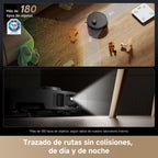 DREAME L40s Pro Ultra Aspiradora Robot, 19.000 Pa, Cepillo Doble HyperStream, Acceso a Altura de 4 cm, Cepillo Lateral Extensible y Elevable, Limpieza con Mopa de Agua Tibia a 75 °C, Autolimpieza 3.0