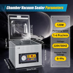 Máquina de Envasado al Vacío Profesional DZ-260 - Selladora Industrial de Película 220V - Dispositivo de Vacío de Acero Inoxidable