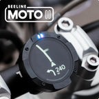 Beeline Moto II - Sistema de navegación para motores | Navegación mundial | Mini carta a la carta | 14 minerales Temps écoulé | Protección de control de agua y limpieza IP67 | Premio USB-C con soporte