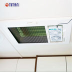 TITAN Leiser Dachventilator, 12 V Gleichstrom, 140 mm, doppelt, wendbar, Dachfensterventilator mit kabelloser Steuerung für Wohnmobil, Wohnmobil, TTC-SC21/V3