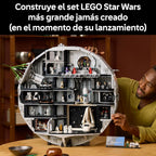 Star Wars 75419 Estrella de la Muerte - Maqueta para Adultos Interactiva UCS con 36 Minifiguras Inc. Luke Skywalker, Han Solo y Darth Vader - Regalo de Colección para Hombres y Mujeres Fans