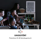 Klarstein Mini Kühlschrank mit Glastür für Zimmer, Getrnkekühlschrank mit Verstellbaren Ablagen, Kleiner 80 Liter, Indoor/Outdoor Kühlschrank Leise