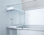 LG GSGV81PYLL Side by Side Kühlschrank, Klasse E, 635 L, Instaview, Kühlschrank mit Gefrierfach, Eis-, Crushed Ice- Wasserspender, Total NoFrost, Smart Inverter Kompressor, Wi-Fi