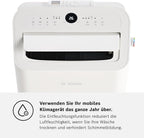 Bosch Cool 4000 Mobiles Klimagerät - 3-in-1: Klimagerät, Luftentfeuchter, Ventilator - 2,6 kW für Räume bis zu 35m² - Mit Auto-Modus, Silent-Modus & Sleep-Modus