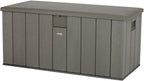LIFETIME 60215 - Baúl para jardín ultrarresistente 150x72x69 cm UV100 marrón