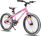 JOYSTAR Lubbock 20 Bicicleta Infantil de 24 Pulgadas para niños y niñas de 7 a 12 años Bicicleta de montaña rígida para niños con Marchas de 1 a 7 velocidades