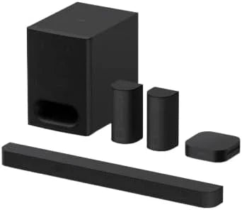 Sony HT-S40R - 5.1 Sound Bar (Home Theater System, Wireless Rear Speakers, 600W, Dolby Digital, Bluetooth, Surround Sound), Black