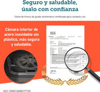 Cosori Freidora de Aire Dual Blaze TwinFry 10 Litro-True Metal-Doble Resistencia 2800 W (35–240 °C)-Divisor para Zonas de la Gran Doble Cesta-6 Funciones-Smart WiFi-Máx 10 Personas-Limpiable