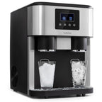 Klarstein Maquina de Hielo Doméstica, 1,8L, Gris oscuro, Ice Maker Encimera 15 kg, para Hacer Cubitos de Hielo y Picado en Casa, con Panel Táctil y Sistema Fácil Limpieza, Función Rápida