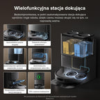 roborock QV 35A Set robot odkurzający, 8000Pa HyperForce, wielofunkcyjna stacja, mop obrotowy 200 obr./min i podnośnik 10 mm, zapobieganie splątaniu, unikanie przeszkód, mapowanie