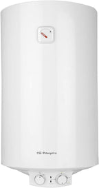 Orbegozo TRM 104 Termo eléctrico, 100 litros, bajo consumo, esmaltado vitrificado, función ON/OFF, ajuste ECO, IP-X4, temperatura máx. 75ºC, instalación vertical, 1500 W