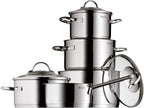 WMF Kult X Doppel- Induktionskochfeld 2 Platten, Kochplatte bis 28 cm, 2 Kochzonen, 8 Stufen, Topferkennung,Touch-Display, Glaskeramik, Timer-Funktion, 3500 W