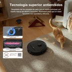 roborock Robot Aspirador QV 35A Set, 8000Pa de succión, Dos mopas giratorias elevables, cepillos antienredos, tecnología reactiva para Evitar obstáculos, navegación y mapeo,Negro