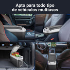 AAOBOSI Nevera Portátil 15 litros, Nevera 12V 24V DC Compresor, con una Capacidad de Cefrigeración de +20℃ a -15℃ para coche, camión, barco y autocaravana