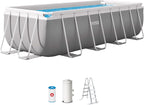 INTEX 55243 - Piscina Desmontable Rectangular con depuradora Prism Frame