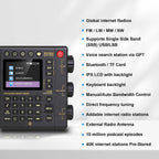 CHOYONG LC90 WIFI/4G - Radio inteligente multibanda portátil AM/FM, receptor de onda larga y corta con SSB, Bluetooth, tarjeta Choyoung