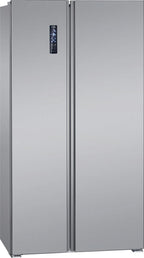 Bomann® French Door Kühlschrank No Frost | Kühl-Gefrier-Kombinationen mit Total No Frost | Kühlschrank mit Gefrierfach 400L | Side by Side Kühlschrank mit MultiAirflow-System | KG 7354 Edelstahl