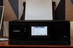 Canon PIXMA TS8750 Multifunktionsdrucker 3in1 (Tintenstrahl,Drucken, Kopieren, Scannen, A4, 10,8 cm Touch LCD, WLAN, Duplexdruck, 2 Papierzuführungen, 2 x 100 Blatt, 6 Separate Tinten) schwarz