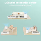 MIDEA Pingüino Aire Acondicionado Portátil 3 en 1 | 3000 Frigorías / 12000 BTU | Air conditioner Silencioso 43m2 - Deshumidificador Ventilador Climatizador 3500 W - 4 modalidades con kit de ventana