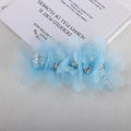 Beaded Organza Fabric Flower Hair Accent - Product Detail Photo 4