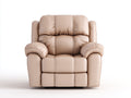 Sillones reclinables 92x98x102 cm - tapizado acolchado - color beige - estilo moderno