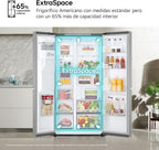 GSLC40PYPE - Frigorífico Side by Side, Serie 400, Clasificación E, 641 L, Inox Anihuellas