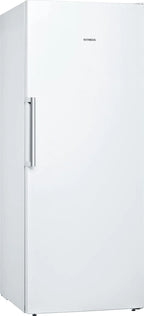 Siemens GS54NAWCV iQ500 Gefrierschrank, 176 x 70 cm, 327 L, noFrost nie wieder abtauen, bigBox Platz für großes Gefriergut, varioZone flexible Glas-und Schubladen, Weiß