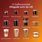 Philips Serie 5400 Kaffeevollautomat – LatteGo Milchsystem, 12 Kaffeespezialitten, Intuitives Display, 4 Benutzerprofile, Chrom (EP5447/90)