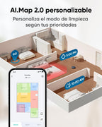 eufy X10 Pro Omni Robot Aspirador con Base Autovaciado y Mopas Giratorias, Mopa Doble con Elevación Automática de 12 mm, Detección de Alfombras, Antiobstáculos AI, Lavado y Secado automático, Negro