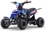 Miniquad Infantil Gasolina Raptor-R4 49cc (Gasolina Mezcla), Azul, niños de 4 a 10 años
