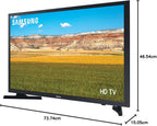 UE32T4305AEXXC Smart TV de 32" con Resolución HD, HDR, PurColor, Ultra Clean View y Compatible con Asistentes de Voz (Alexa)