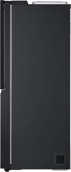 LG GSGV81PYLL Side by Side Kühlschrank, Klasse E, 635 L, Instaview, Kühlschrank mit Gefrierfach, Eis-, Crushed Ice- Wasserspender, Total NoFrost, Smart Inverter Kompressor, Wi-Fi