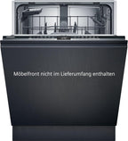 Siemens SN43ES14VE, iQ300 Smarter Geschirrspüler, Unterbau-Spülmaschine mit Besteckschublade, 60 cm, automatische Türöffnung dank autoOpen dry, besonders leise mit iQdrive-Motor, aquaStop, Edelstahl