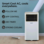 Comfee Mobiles Klimagert Easy Cool 2.0, 7000 BTU 2,0kW, Kühlen&Ventilieren&Entfeuchten, Raumgre bis 68m(25㎡), APP-Steuerung/Alexa/Google Home/IFTTT, Mobile Klimaanlage mit Abluftschlauch