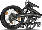 Licorne Bike Phoenix 2D Cross Bicicleta plegable de aluminio de 20 pulgadas, freno de disco, bicicleta plegable para hombre y mujer, 7 marchas, marco de aluminio