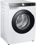 Samsung Waschmaschine, 8 kg, 1400 U/min, Ecobubble, Automatische Waschmittel- und Weichspülerdosierung, Inox/Schwarz, WW80T534AAXAS2