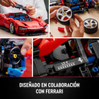 Technic Ferrari Daytona SP3, Maqueta de Súper Coche Rojo para Construir, Escala 1:8, Regalo Coleccionable para Hombres y Mujeres, Ultimate Car Concept 42143