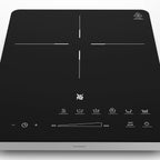 WMF Kult X Doppel- Induktionskochfeld 2 Platten, Kochplatte bis 28 cm, 2 Kochzonen, 8 Stufen, Topferkennung,Touch-Display, Glaskeramik, Timer-Funktion, 3500 W
