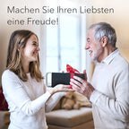 faller Oskar TV Lautsprecher/Soundbar mit Clear Voice (tragbar, kabellos, einfache Bedienung, Aluminiumgehäuse)