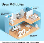 COMFEE Pingüino Aire Acondicionado Portátil 8000 BTU / 2000 Frigorías – Climatizador sin unidad exterior – Enfriador Silencioso Bajo Consumo con Kit de Ventana | 3x1 Refrigera, Ventila y Deshumidifica