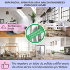 KLARSTEIN Polar Tower Smart Climatizador Evaporativo – 4 en 1: Ventilador, Humidificador & Purificador, Control App & Alexa, Depósito 7L, 3.306 m³/h, Modo Noche, Portátil con Ruedas, Negro