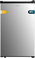 Cecotec Congelador Vertical Sobremesa 87L Bolero CoolMarket TF 87 Inox. 83,6 cm de Altura y 50,6 cm de Ancho, Bajo Consumo, Puerta Plana y Reversible, Diseño Compacto, Blanco