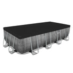 Piscina Desmontable Tubular Bestway Power Steel Ratán 549x274x122 Cm Con Depuradora Cartucho 5.678 L/h Con Cobertor Y Escalera